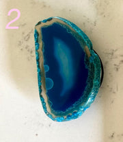 Blue Agate Phone Grip