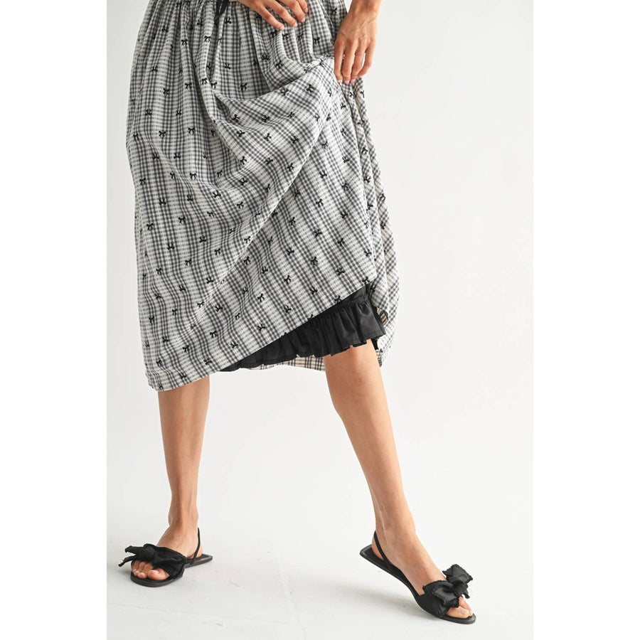 Timeless Gingham Midi Dress