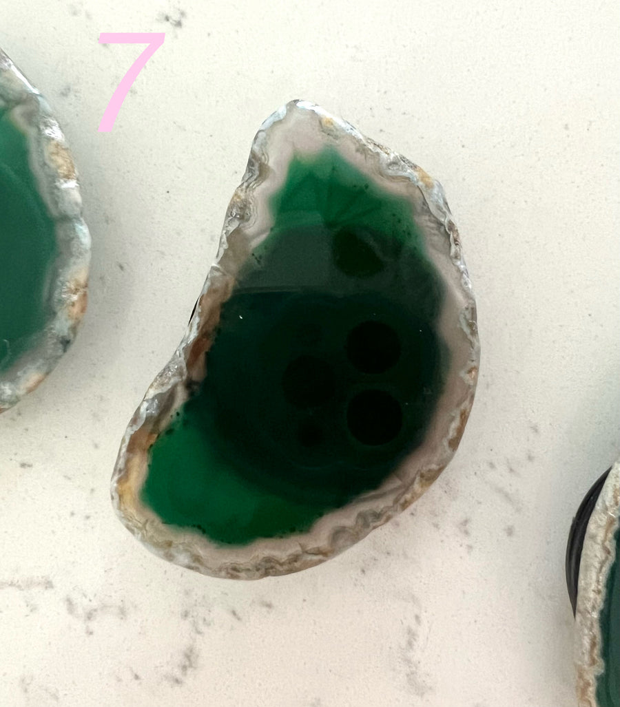 Green Agate Phone Grip