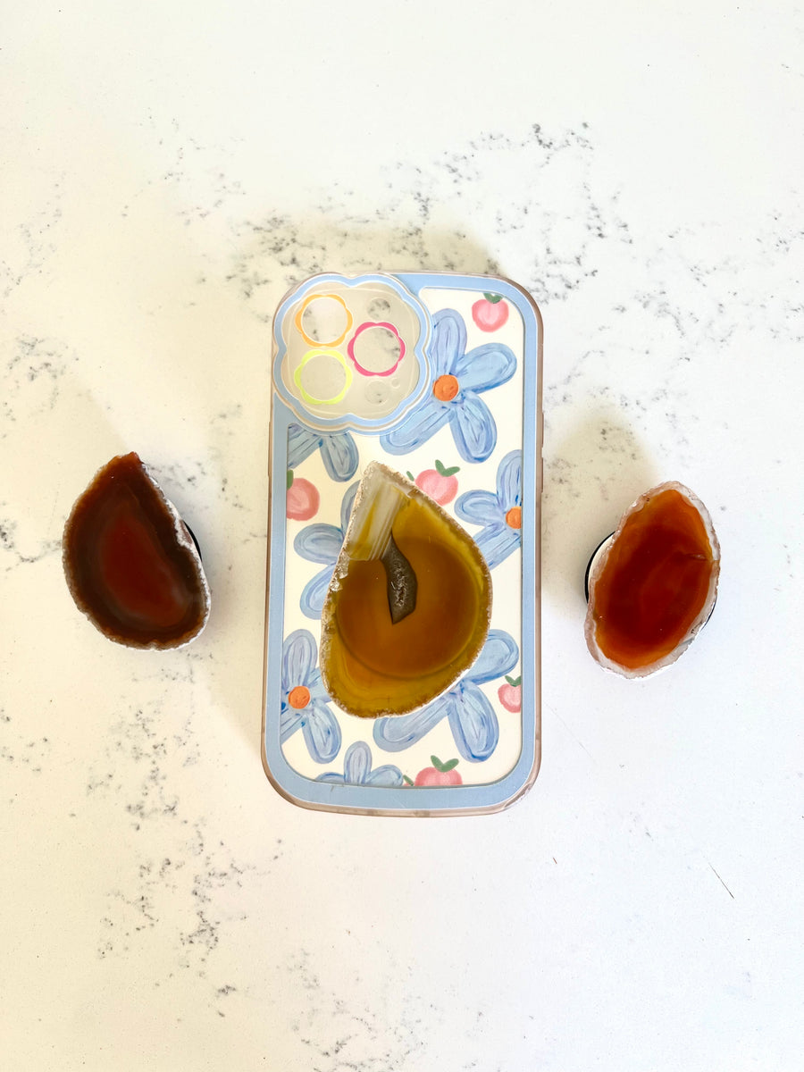 Red Agate Phone Grip