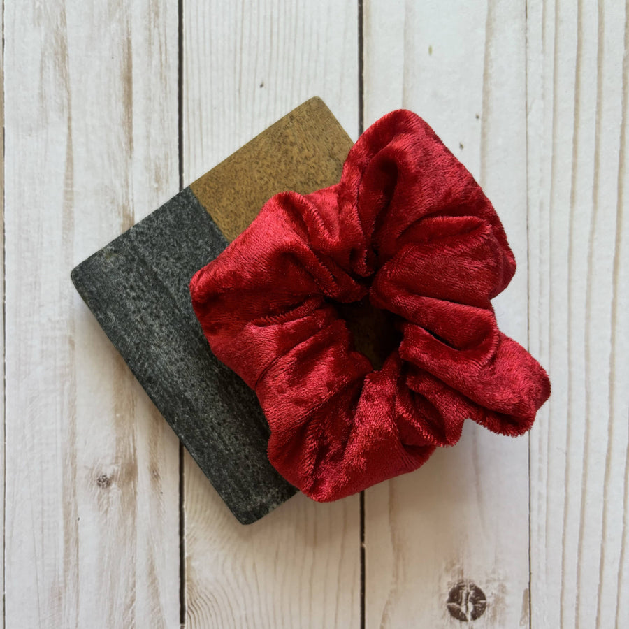 Red Velvet Handmade Scrunchie