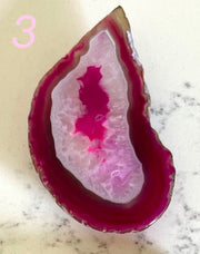 Pink Agate Phone Grip