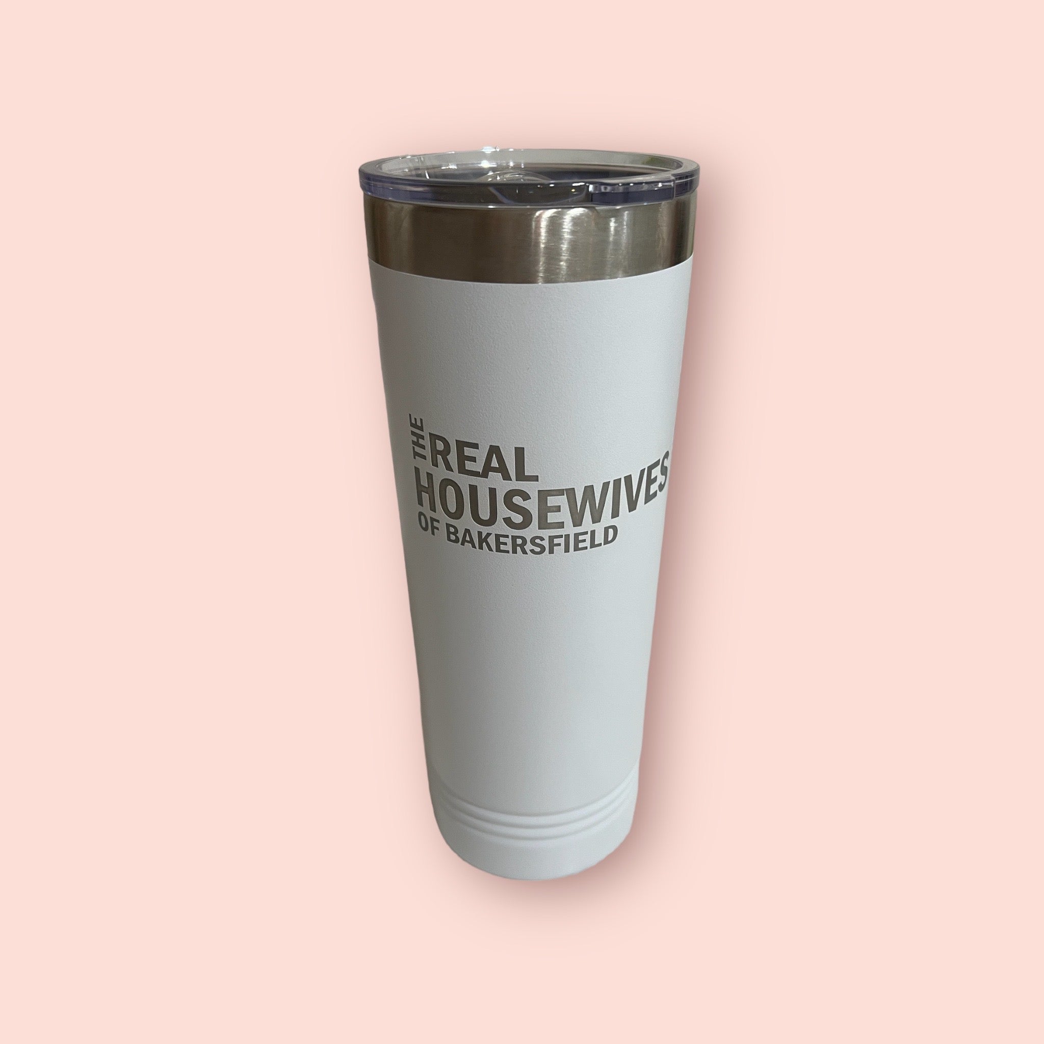 Real Housewives of Bakersfield Skinny Tumbler: White is