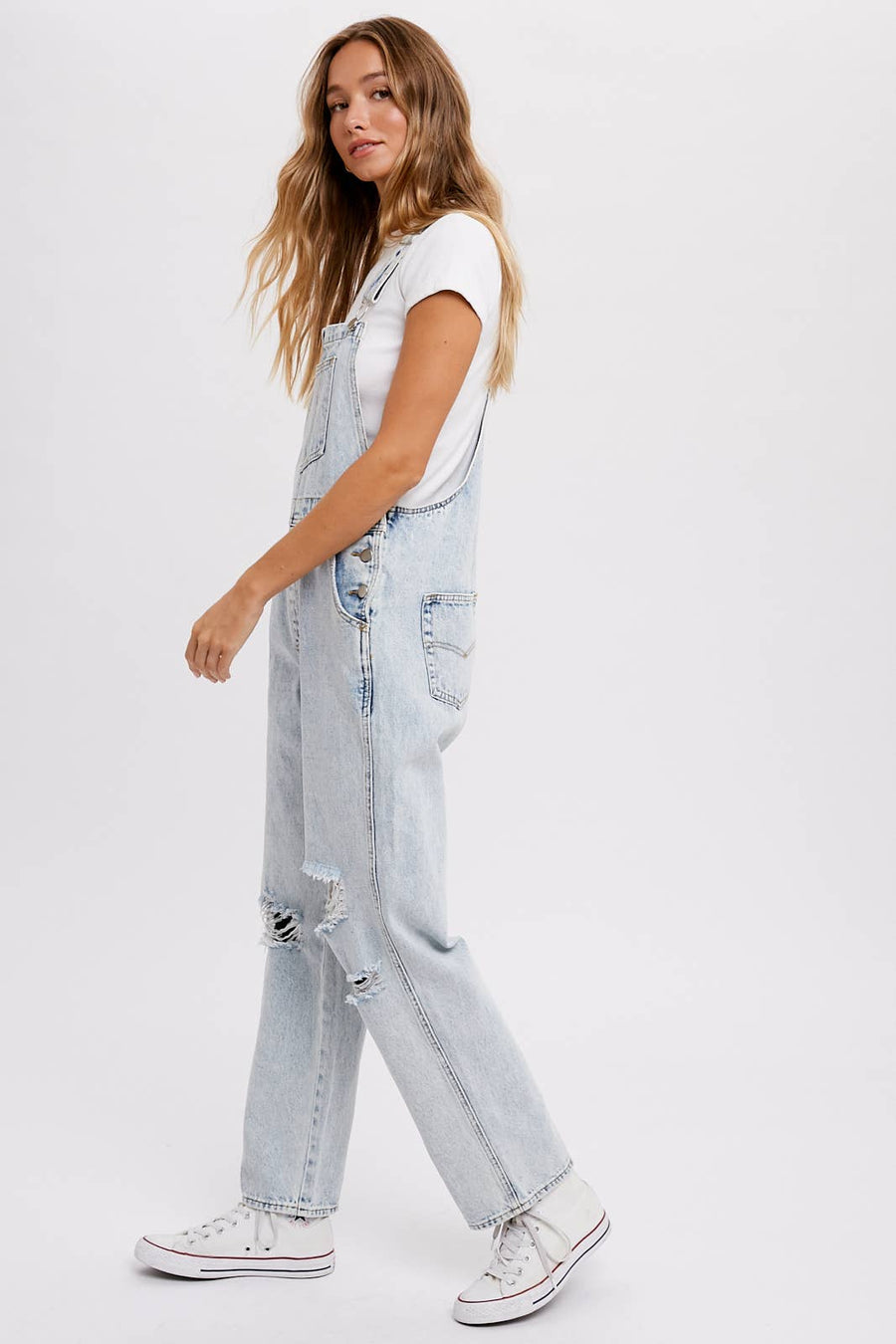 90’s Washed Women’s Overalls