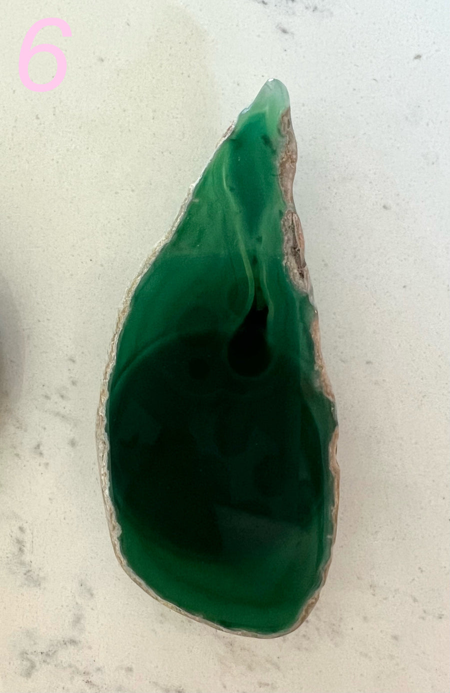 Green Agate Phone Grip