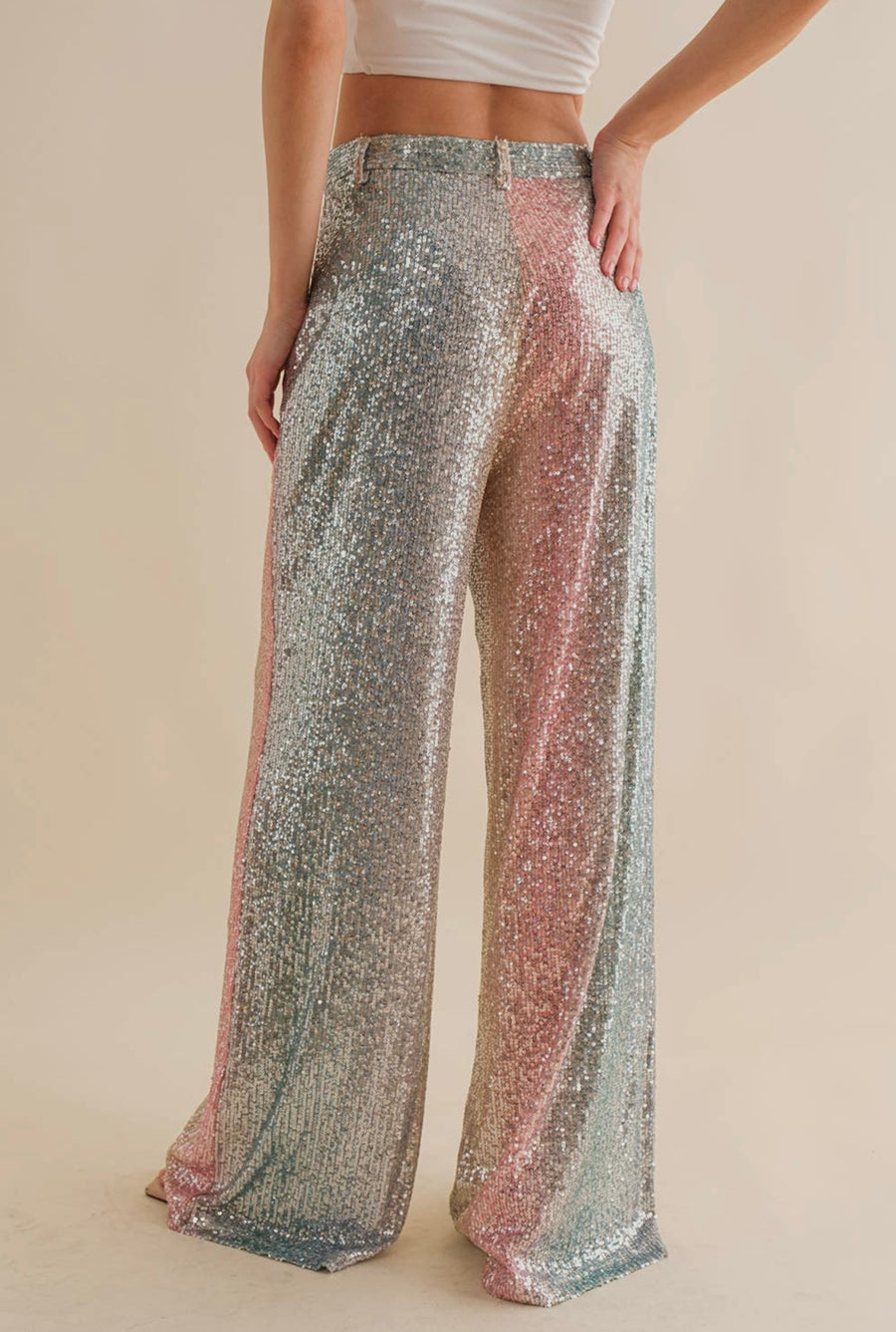 Ombre Sequin Power Suit