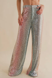 Ombre Sequin Power Suit