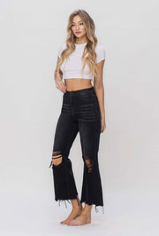 90S VINTAGE CROP FLARE JEAN