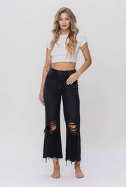 90S VINTAGE CROP FLARE JEAN