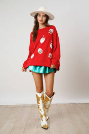 Sequin Santa Sweatshirt