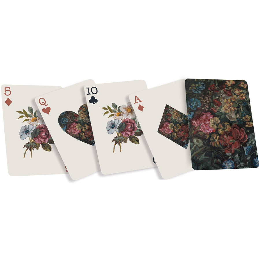 Moody Floral Playing Cards