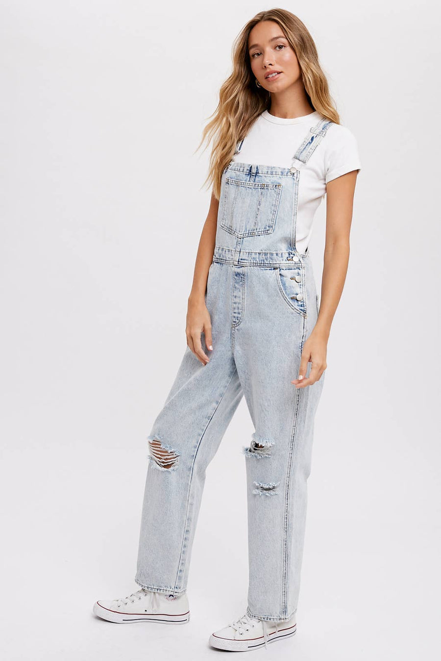 90’s Washed Women’s Overalls