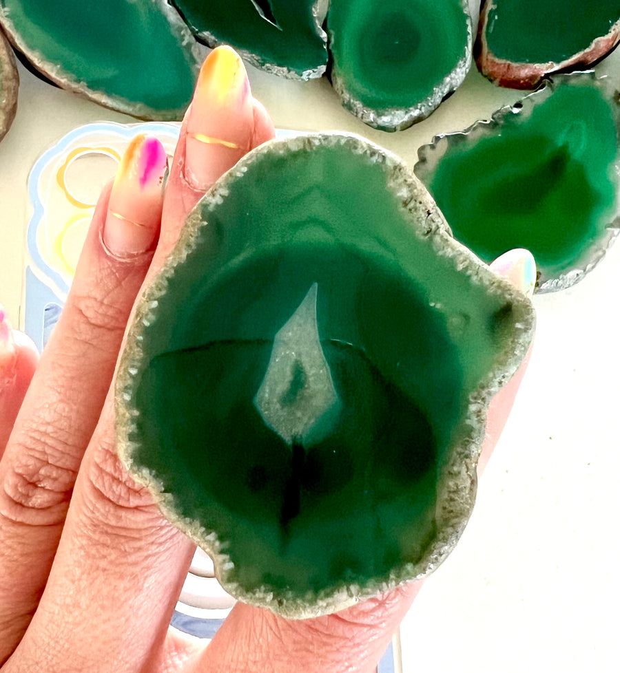 Green Agate Phone Grip