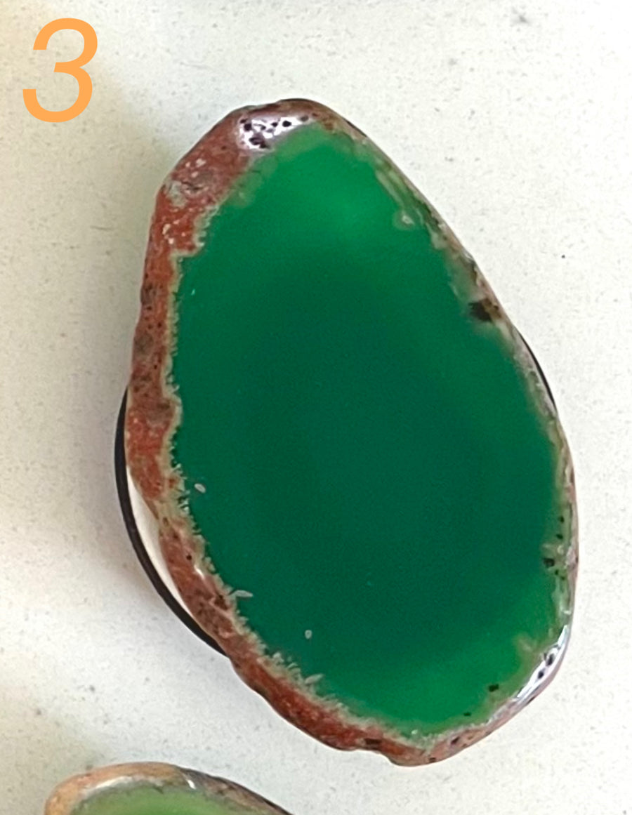 Green Agate Phone Grip