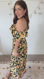 Sunny Florals - MIDI Dress