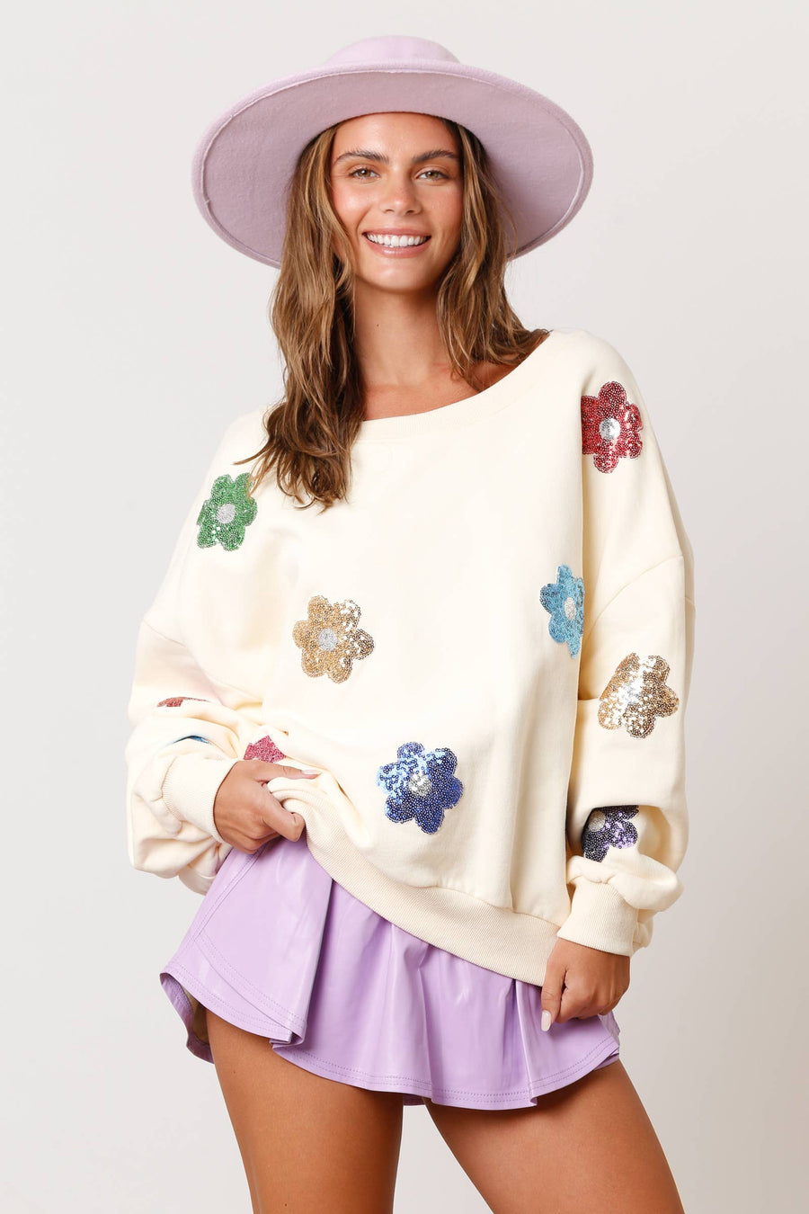 Flower Patch Pullover