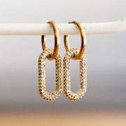 Gold Links - earring