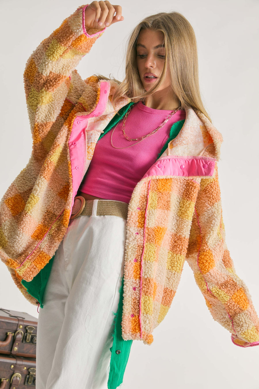 Plaid Sherbet Jacket