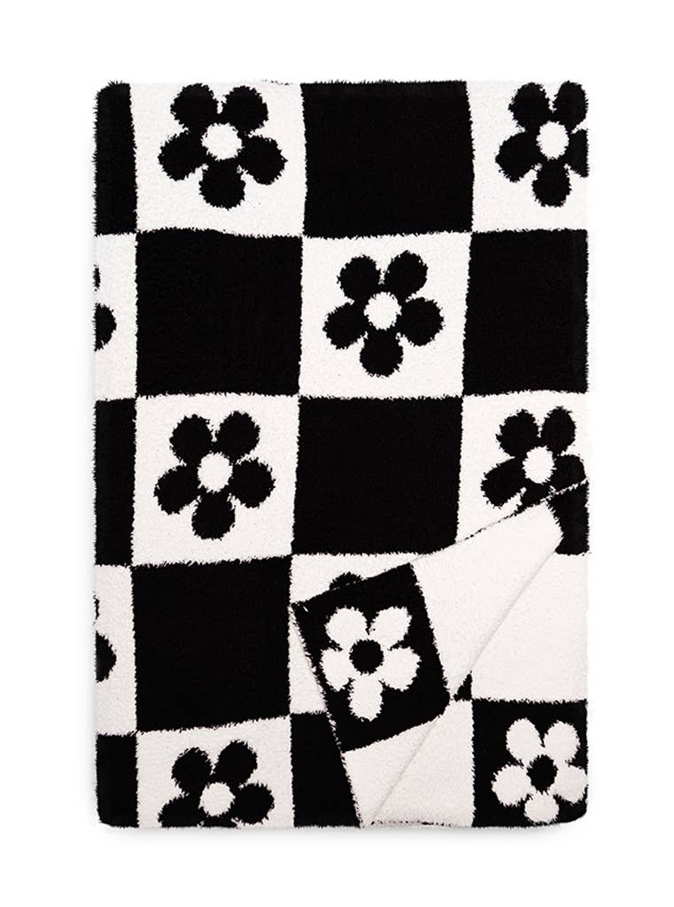 Daisy Checker Blanket