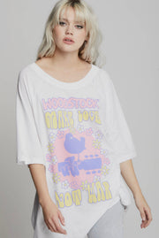 Woodstock Make Love Not War Graphic TShirt